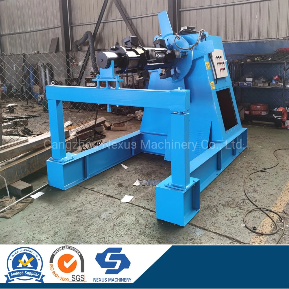 Nexus Machinery Hydraulic Uncoiler/Decoiler/Decoiling Uncoiling Machine with Carrying Car for Metal Roll